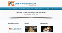 Desktop Screenshot of lakemurraymarinasc.com