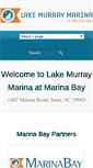 Mobile Screenshot of lakemurraymarinasc.com
